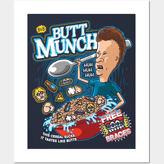 Butt Munch Cereal Wall Art by Punksthetic